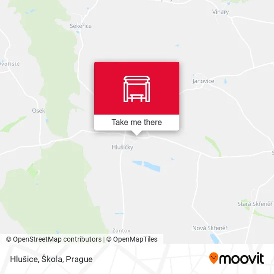 Карта Hlušice, Škola