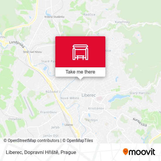 Liberec, Dopravní Hřiště map