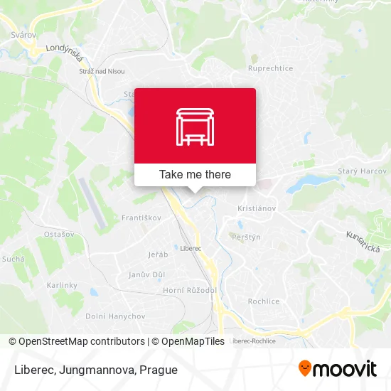 Карта Liberec, Jungmannova