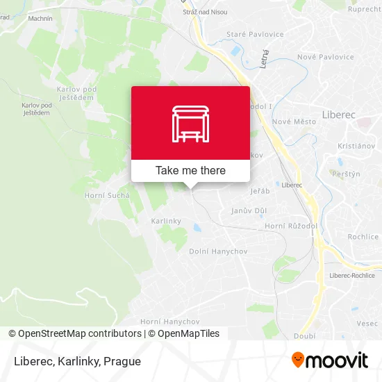 Карта Liberec, Karlinky