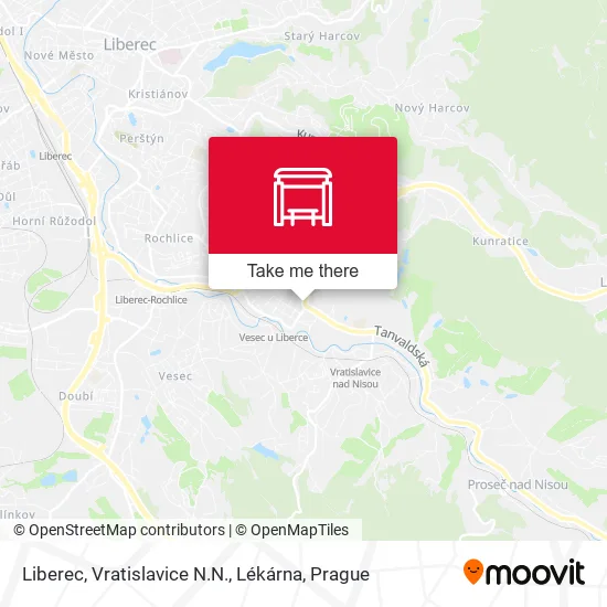 Карта Liberec, Vratislavice N.N., Lékárna