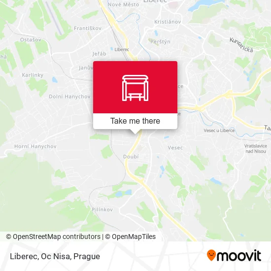 Карта Liberec, Oc Nisa
