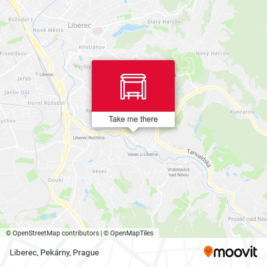 Карта Liberec, Pekárny