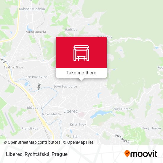 Карта Liberec, Rychtářská