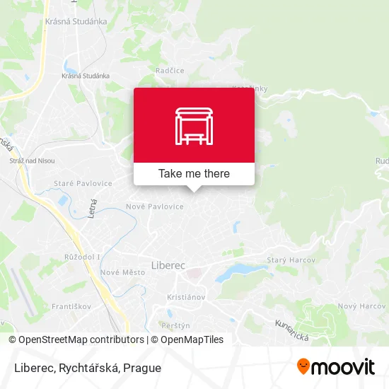 Карта Liberec, Rychtářská
