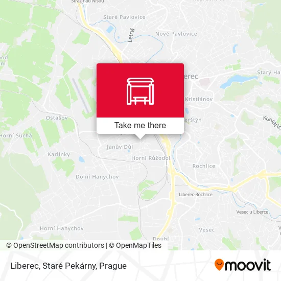Карта Liberec, Staré Pekárny