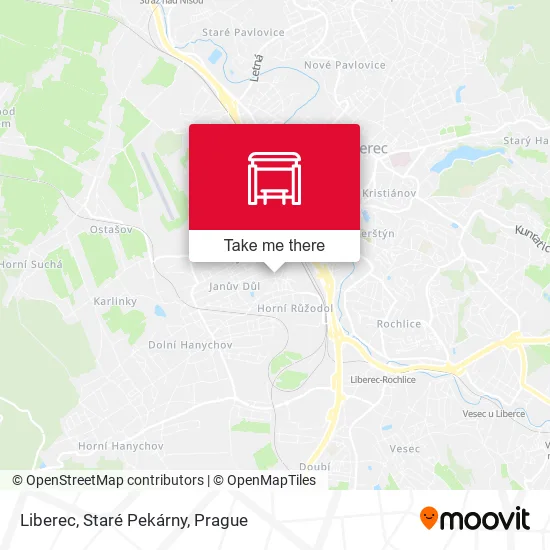 Карта Liberec, Staré Pekárny