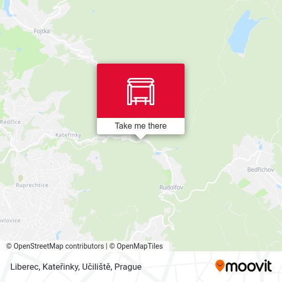 Liberec, Kateřinky, Učiliště map