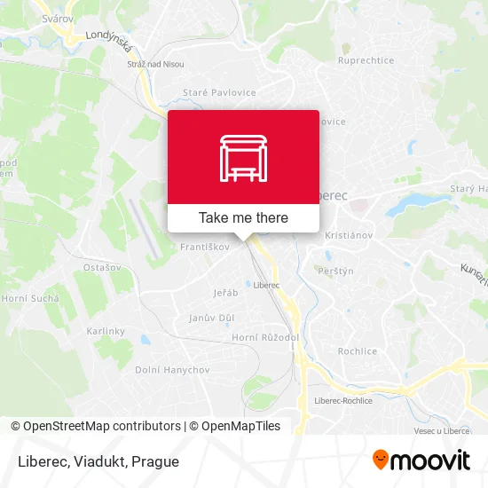 Карта Liberec, Viadukt