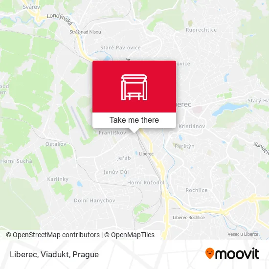 Карта Liberec, Viadukt
