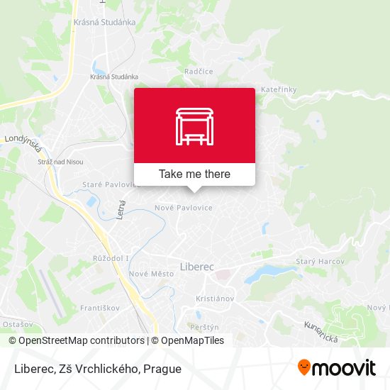 Карта Liberec, Zš Vrchlického