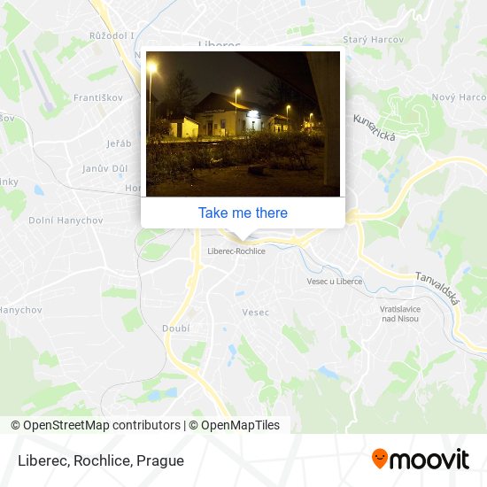 Liberec, Rochlice map