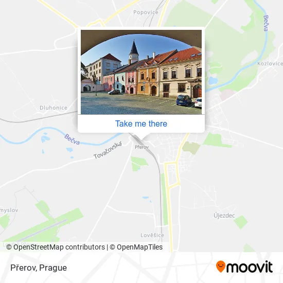 Карта Přerov
