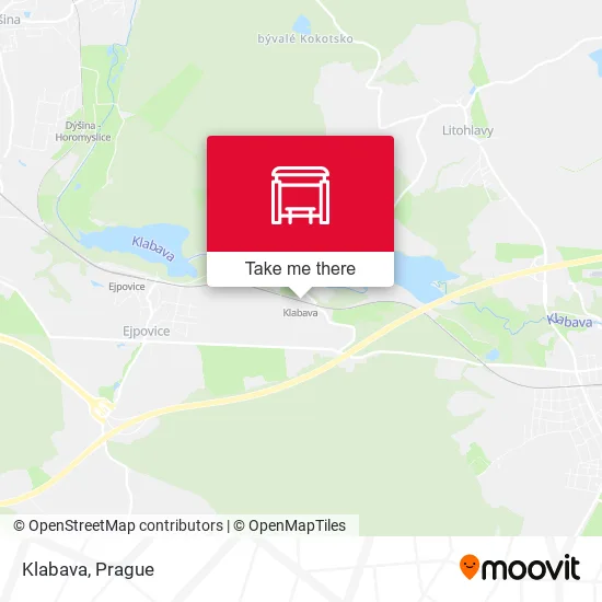 Карта Klabava