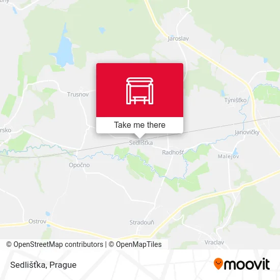 Карта Sedlišťka