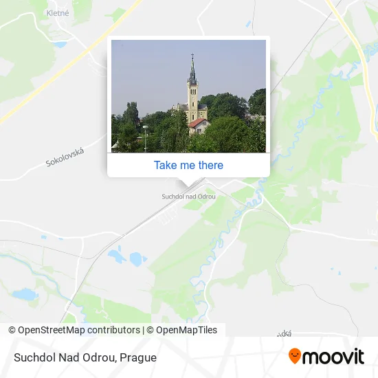Карта Suchdol Nad Odrou