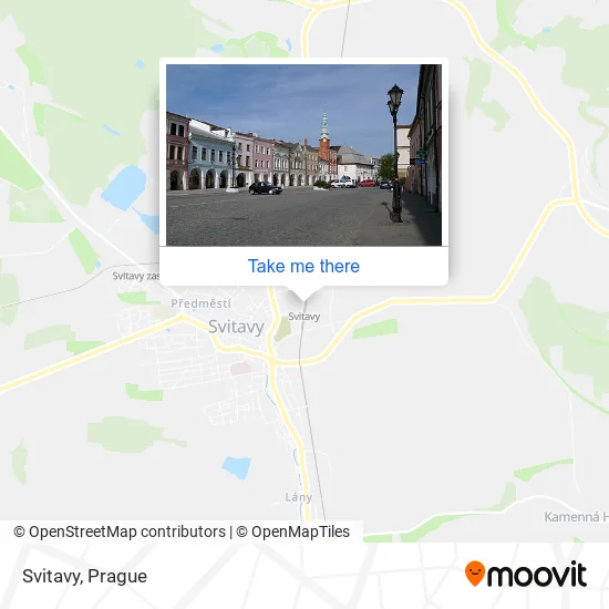Карта Svitavy