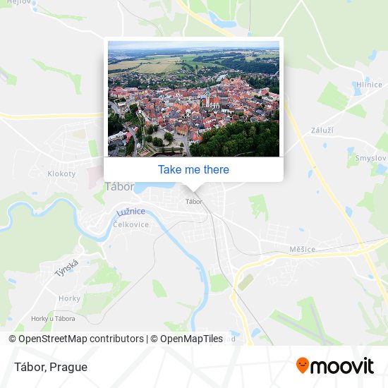 Карта Tábor