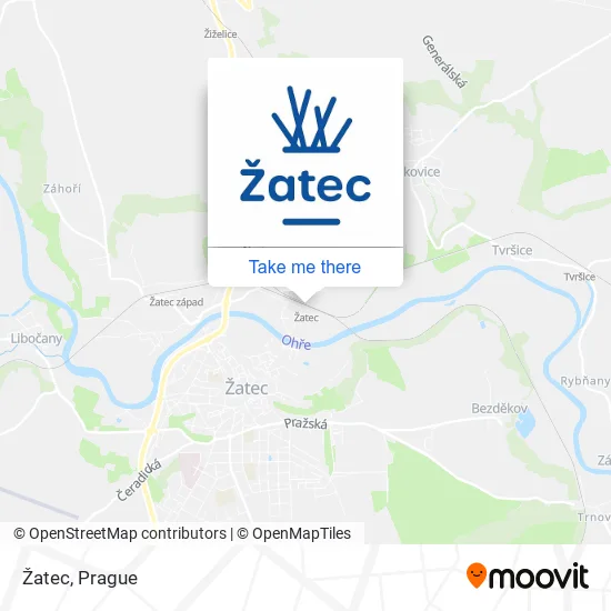 Карта Žatec