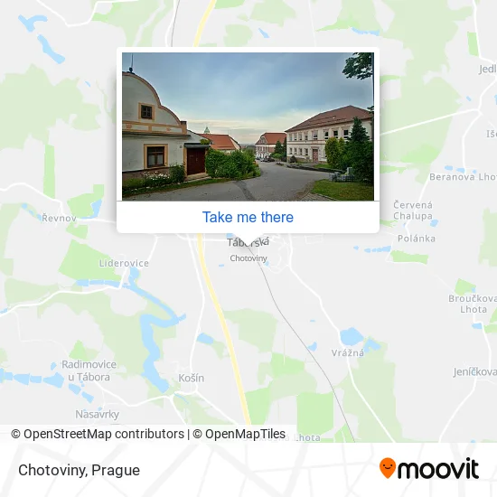 Карта Chotoviny