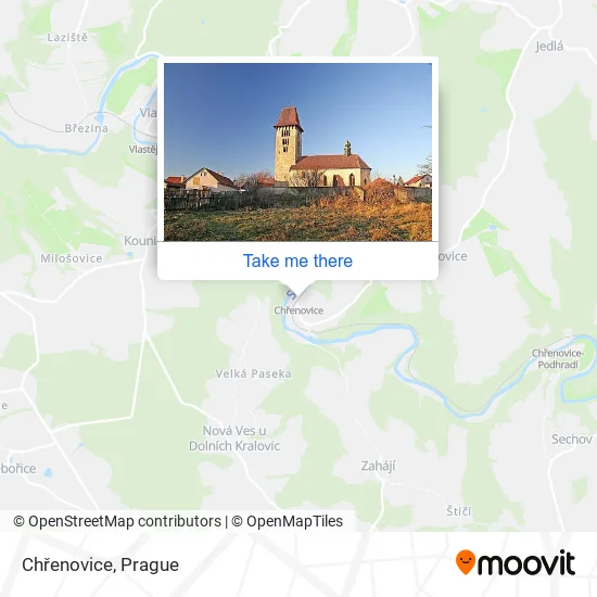 Карта Chřenovice
