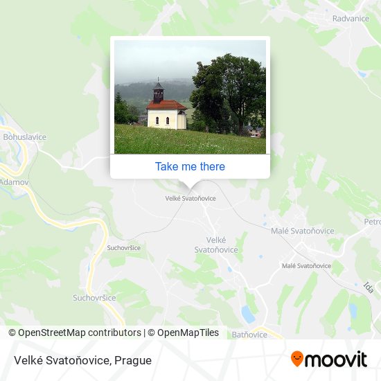 Velké Svatoňovice map
