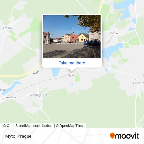Карта Mýto