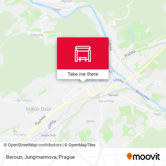 Карта Beroun, Jungmannova