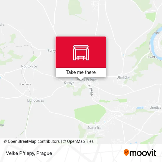 Карта Velké Přílepy