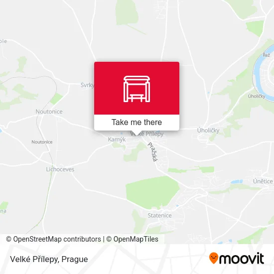 Карта Velké Přílepy