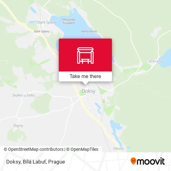 Карта Doksy, Bílá Labuť