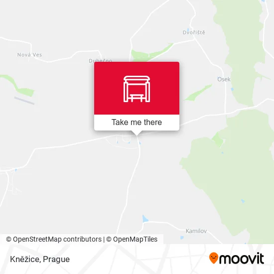 Карта Kněžice