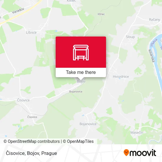 Карта Čisovice, Bojov