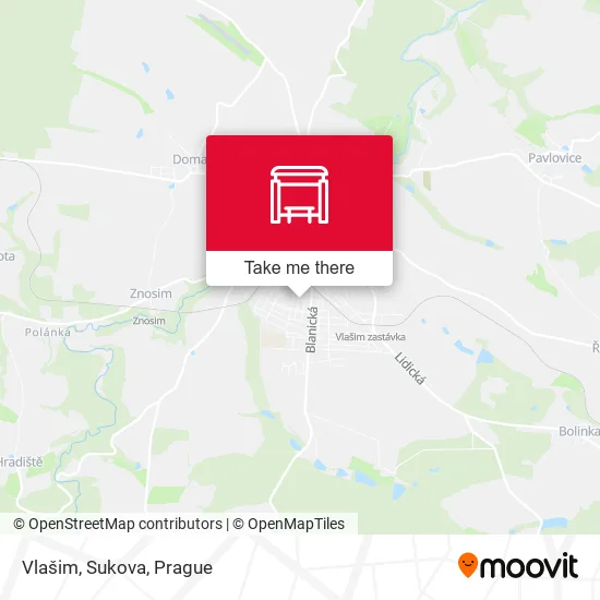 Карта Vlašim, Sukova