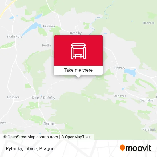 Rybníky, Libice map