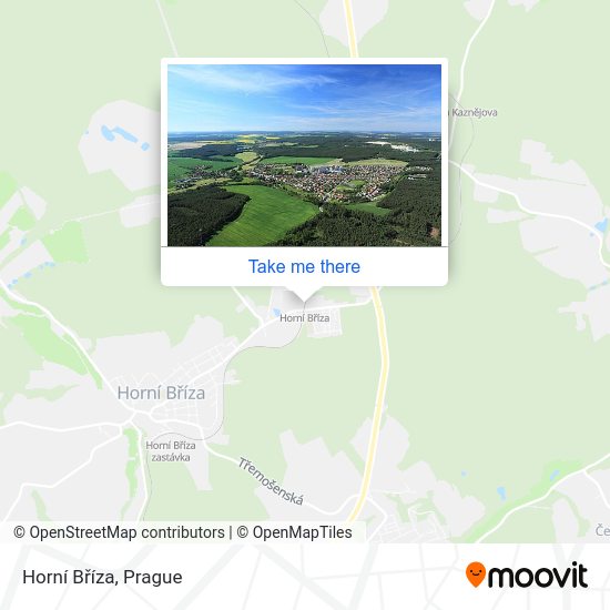Horní Bříza map