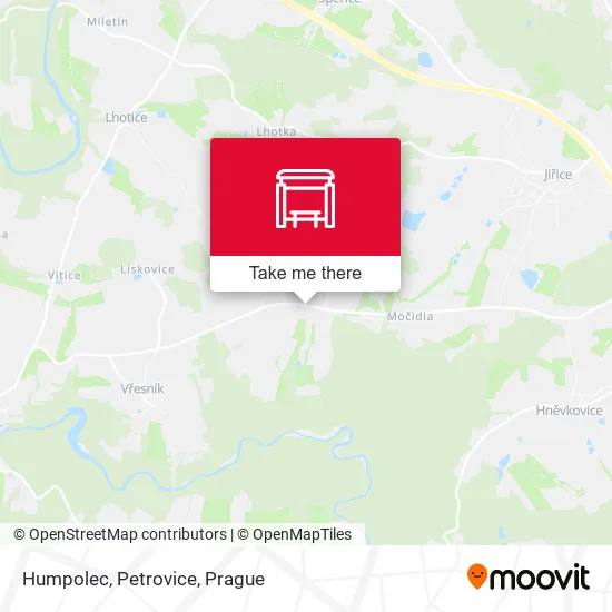 Карта Humpolec, Petrovice
