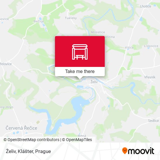 Želiv, Klášter map