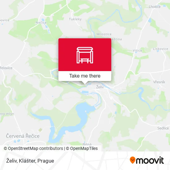 Карта Želiv, Klášter