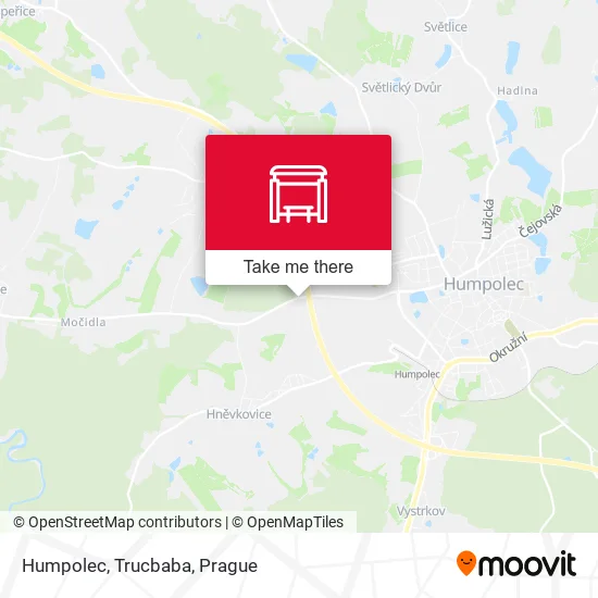Карта Humpolec, Trucbaba