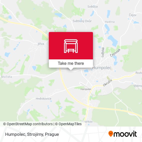 Humpolec, Strojírny map