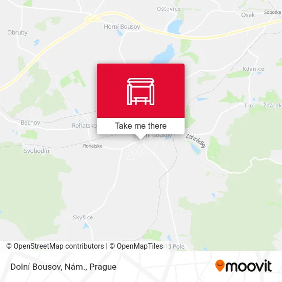 Dolní Bousov, Nám. map