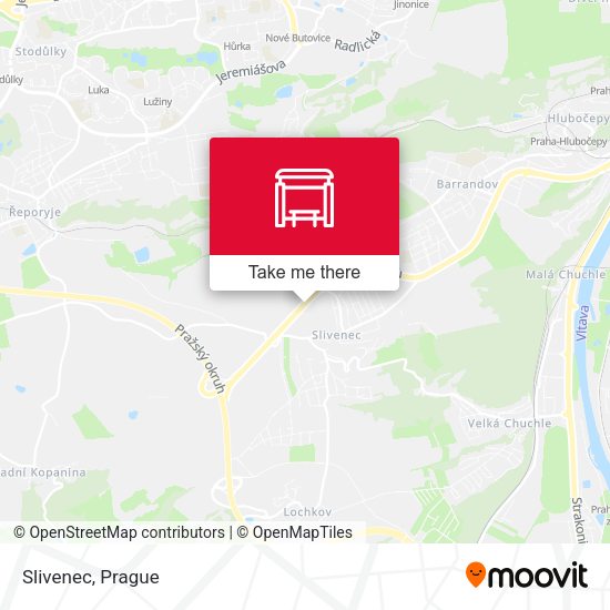 Карта Slivenec