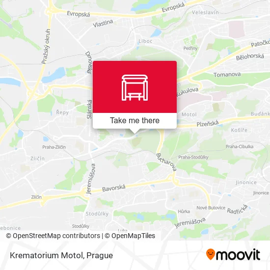 Карта Krematorium Motol