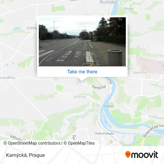 Карта Kamýcká