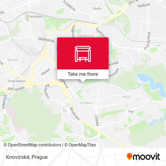 Карта Knovízská