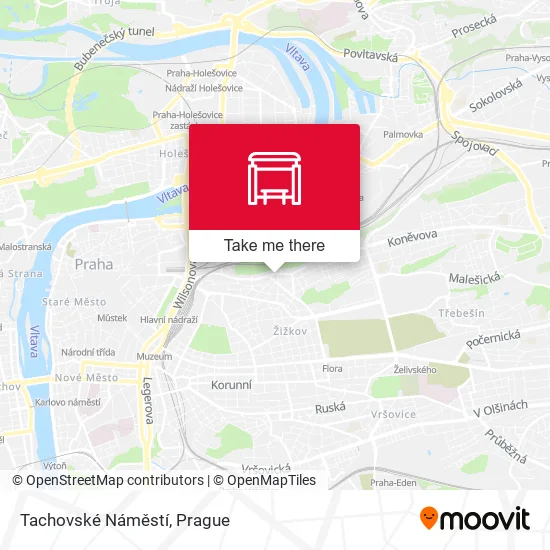 Карта Tachovské Náměstí
