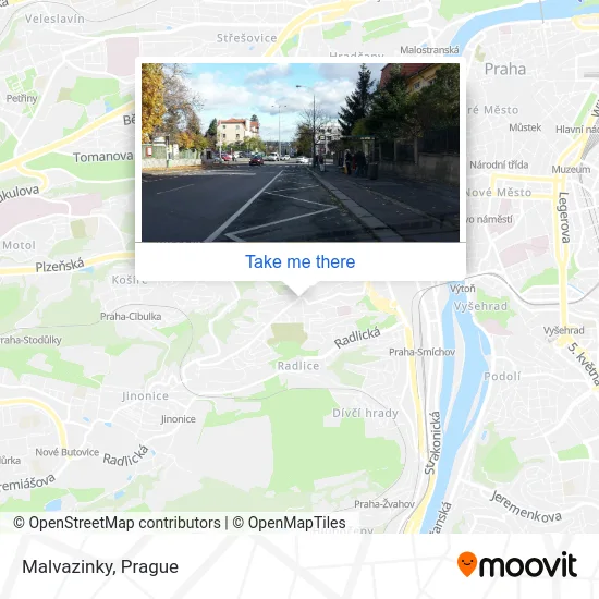 Карта Malvazinky