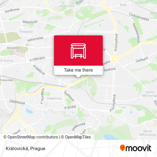 Карта Královická