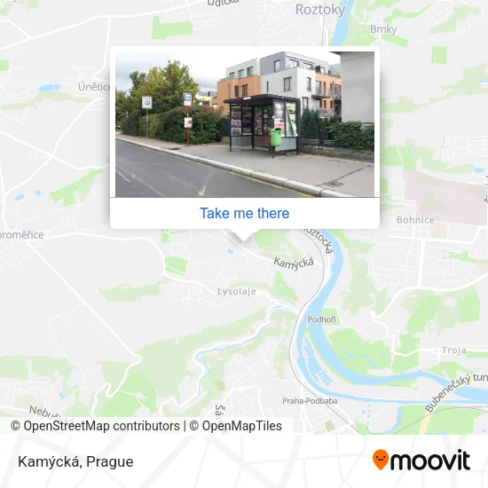 Карта Kamýcká